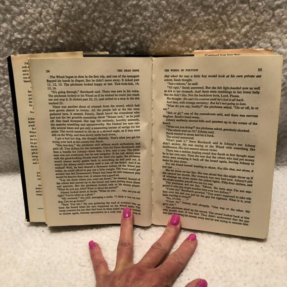 STEPHEN KING THE DEAD ZONE 1979 BOOK CLUB HARDCOVER VIKING PRESS DUST JACKET - Picture 7 of 7